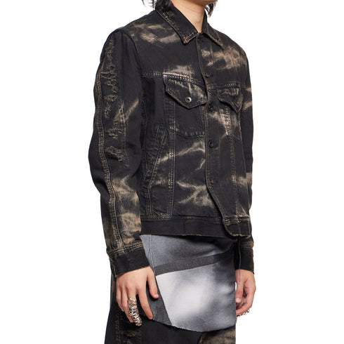 JULIUS 867BLM2-D Black / Breach Denim Jacket